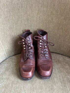 Nine West brown ankle boots